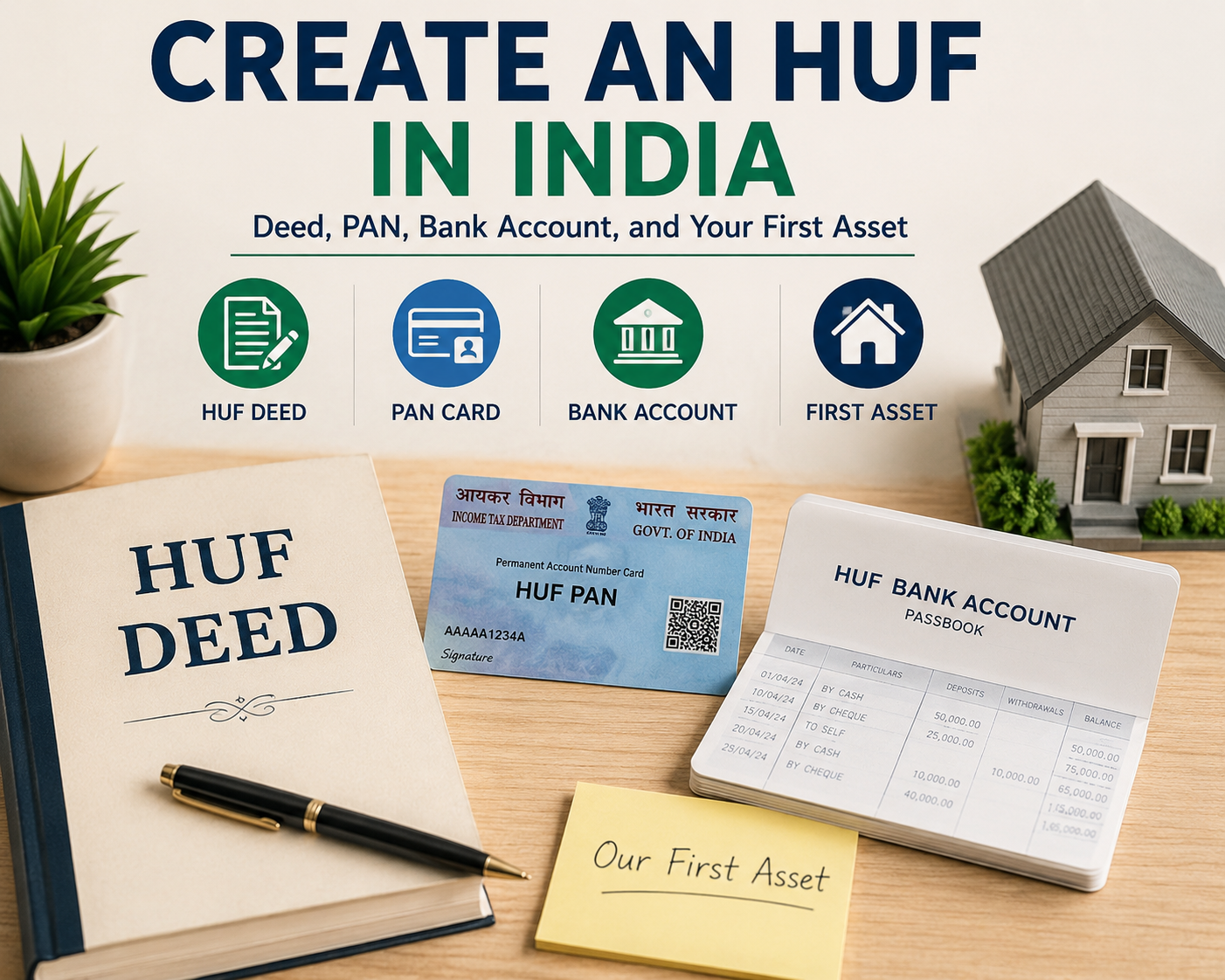 Create An HUF In India: Deed, PAN, Bank Account, And Your First Asset